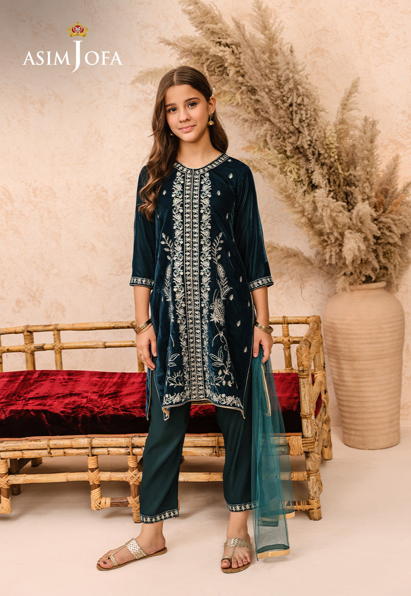 Asim Jofa | Velvet Edit | AJKV-07 - Ladies Clothes 
