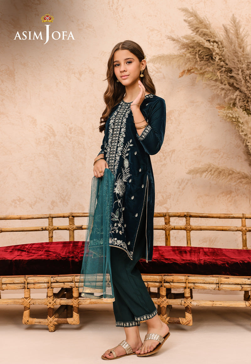 Asim Jofa | Velvet Edit | AJKV-07 - Ladies Clothes 