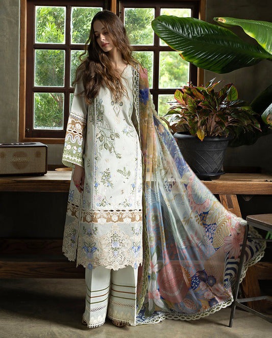 Esmel | Mon Tresor Luxe Lawn 26 | Perla - Luxury Dress - available at Maria Faisal in UK and USA.