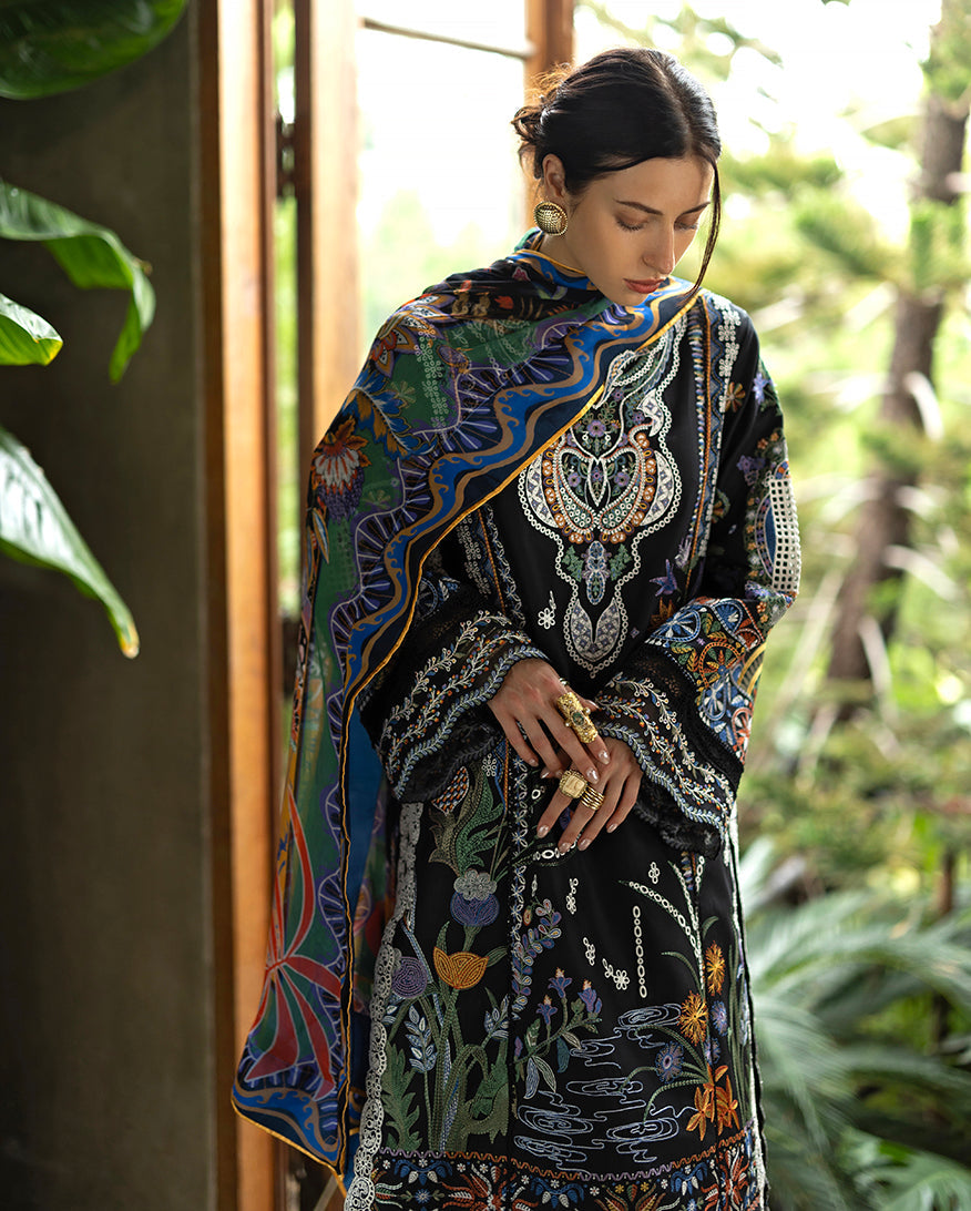 Esmel | Mon Tresor Luxe Lawn 26 | Sia - Luxury Dress - available at Maria Faisal in UK and USA.