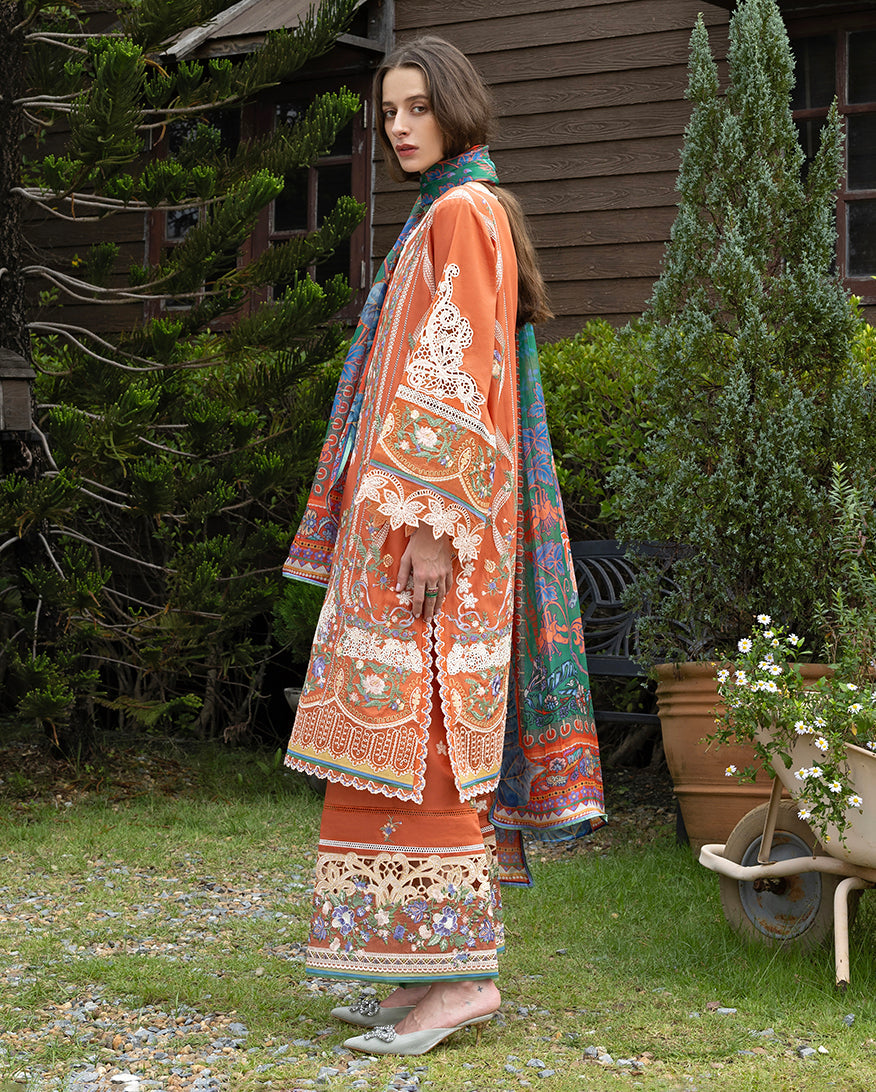 Esmel | Mon Tresor Luxe Lawn 26 | Vita - Luxury Dress - available at Maria Faisal in UK and USA.