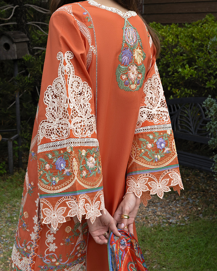 Esmel | Mon Tresor Luxe Lawn 26 | Vita - Luxury Dress - available at Maria Faisal in UK and USA.