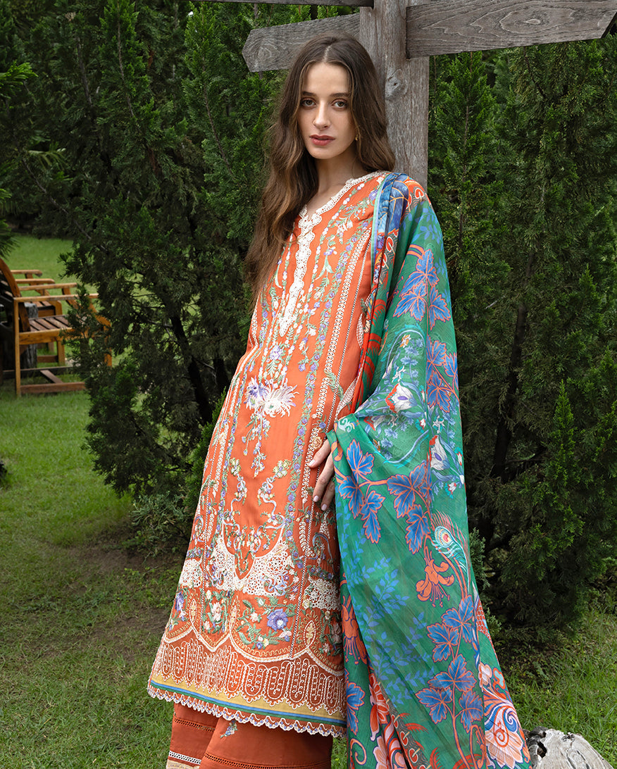Esmel | Mon Tresor Luxe Lawn 26 | Vita - Luxury Dress - available at Maria Faisal in UK and USA.