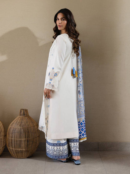 Faiza Faisal | Marine Luxury Lawn 25 | MIRHA by Maria Faisal - Registered Vendor of : Faiza Faisal - type : Ladies Clothes - 100% original wedding dresses