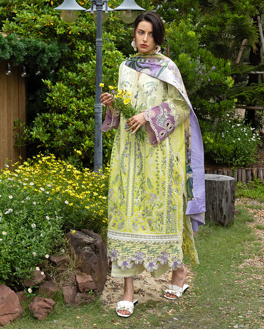 Esmel | Mon Tresor Luxe Lawn 26 | Fia - Luxury Dress - available at Maria Faisal in UK and USA.