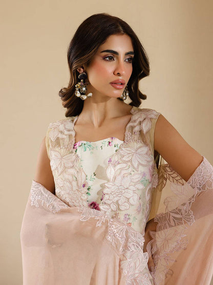 Faiza Faisal | Marine Luxury Lawn 25 | ELISHA by Maria Faisal - Registered Vendor of : Faiza Faisal - type : Ladies Clothes - 100% original wedding dresses