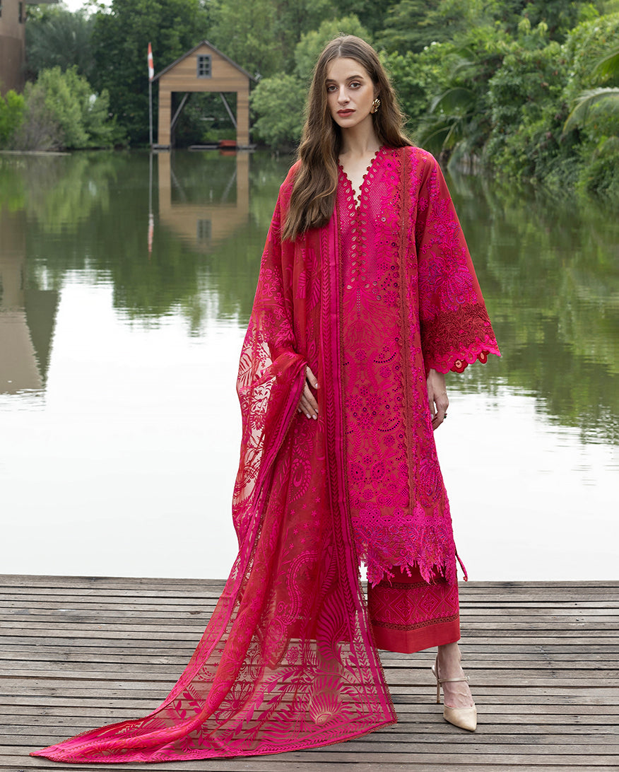 Esmel | Mon Tresor Luxe Lawn 26 | Rina - Luxury Dress - available at Maria Faisal in UK and USA.