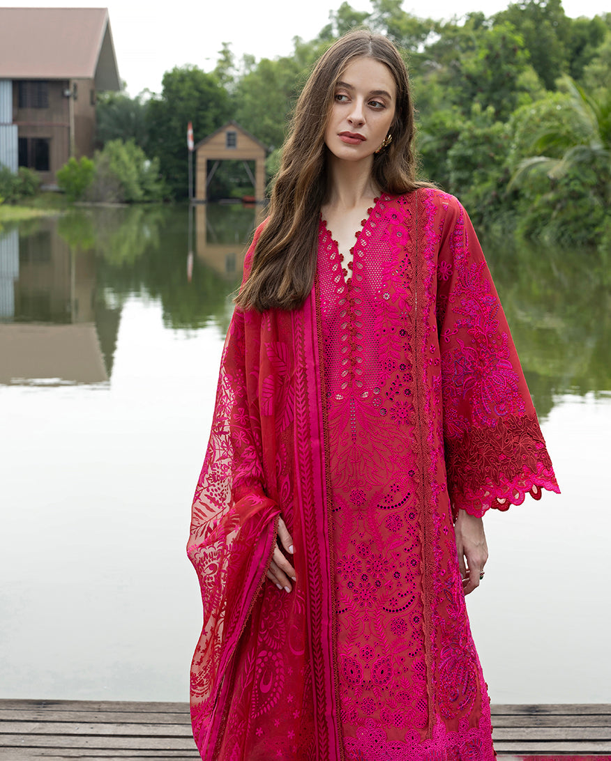 Esmel | Mon Tresor Luxe Lawn 26 | Rina - Luxury Dress - available at Maria Faisal in UK and USA.