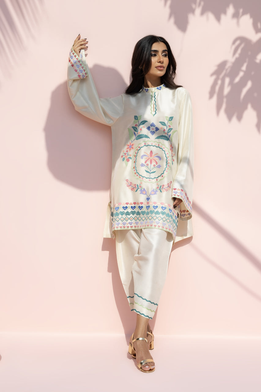 Sania Maskatiya | Eid ul Adha Edit | Kami - Luxury Dress - available at Maria Faisal in UK and USA.