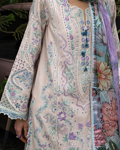 Esmel | Mon Tresor Luxe Lawn 26 | Aria - Luxury Dress - available at Maria Faisal in UK and USA.