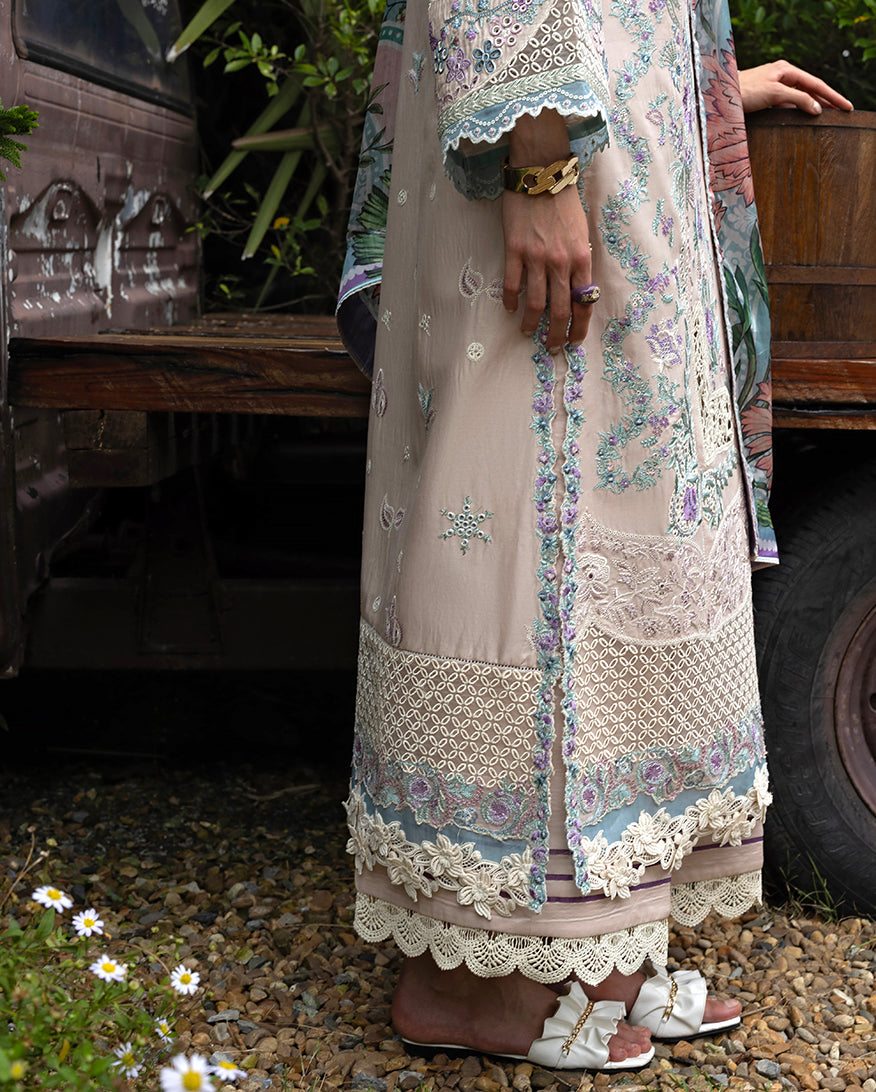 Esmel | Mon Tresor Luxe Lawn 26 | Aria - Luxury Dress - available at Maria Faisal in UK and USA.
