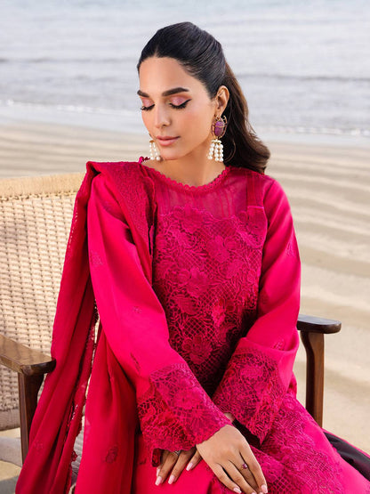 Faiza Faisal | Marine Luxury Lawn 25 | AROHA by Maria Faisal - Registered Vendor of : Faiza Faisal - type : Ladies Clothes - 100% original wedding dresses