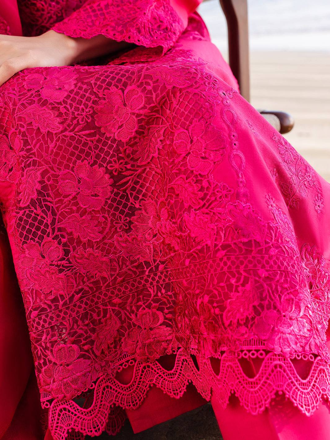 Faiza Faisal | Marine Luxury Lawn 25 | AROHA by Maria Faisal - Registered Vendor of : Faiza Faisal - type : Ladies Clothes - 100% original wedding dresses