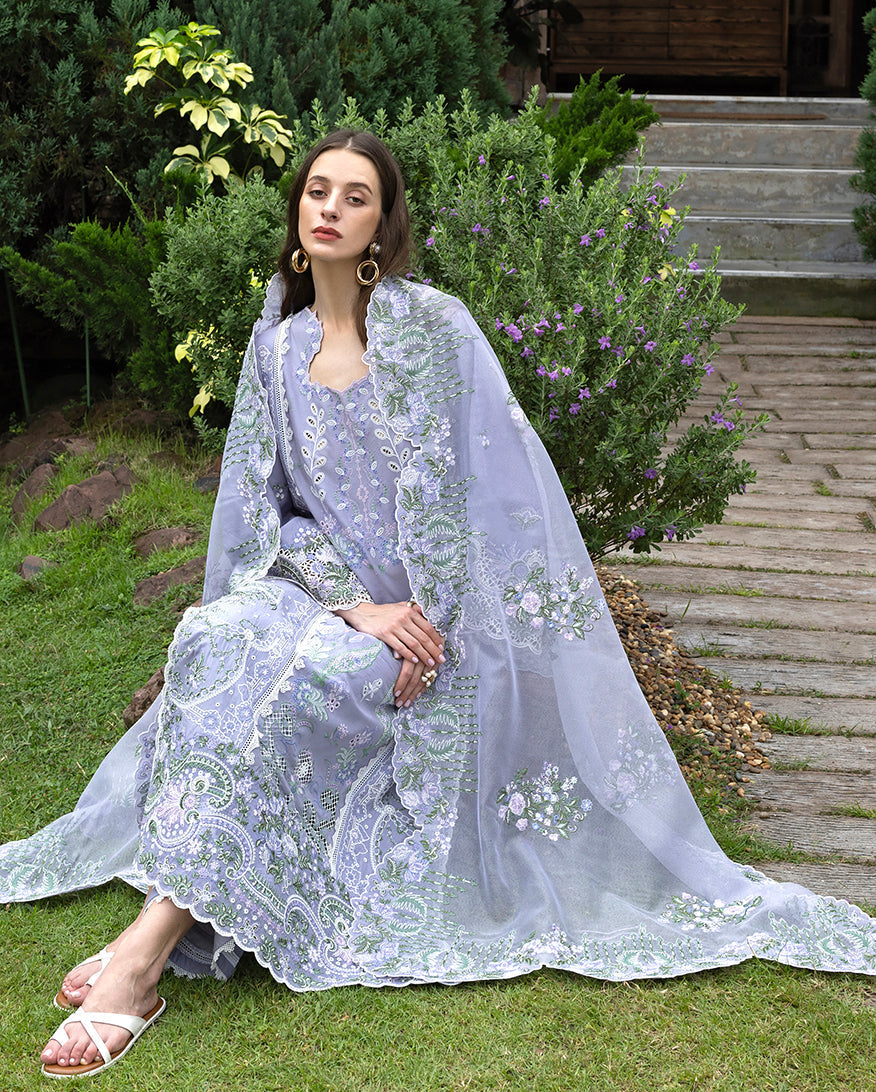 Esmel | Mon Tresor Luxe Lawn 26 | Vera - Luxury Dress - available at Maria Faisal in UK and USA.