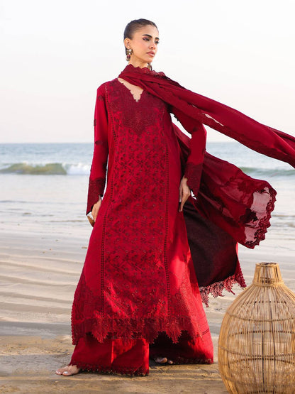 Faiza Faisal | Marine Luxury Lawn 25 | TARA by Maria Faisal - Registered Vendor of : Faiza Faisal - type : Ladies Clothes - 100% original wedding dresses