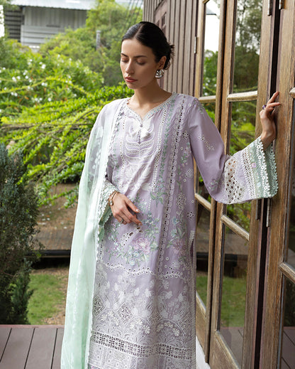 Esmel | Mon Tresor Luxe Lawn 26 | Lila - Luxury Dress - available at Maria Faisal in UK and USA.