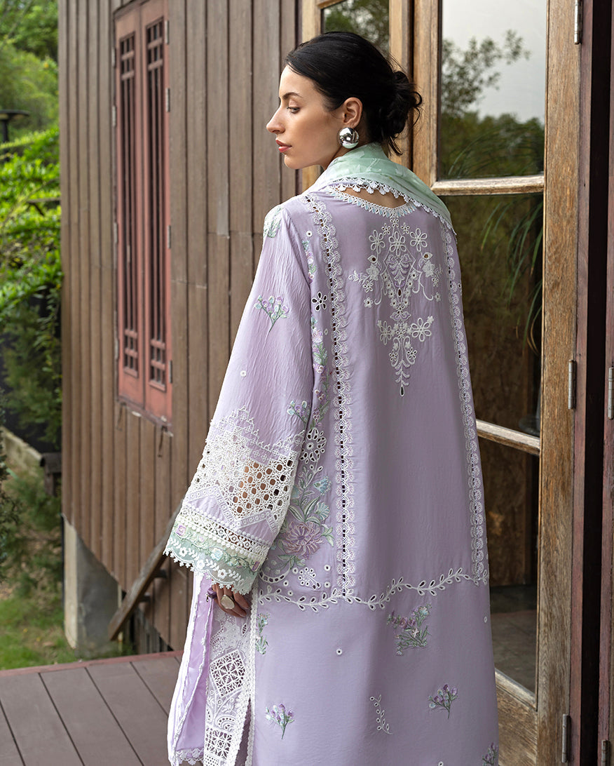 Esmel | Mon Tresor Luxe Lawn 26 | Lila - Luxury Dress - available at Maria Faisal in UK and USA.