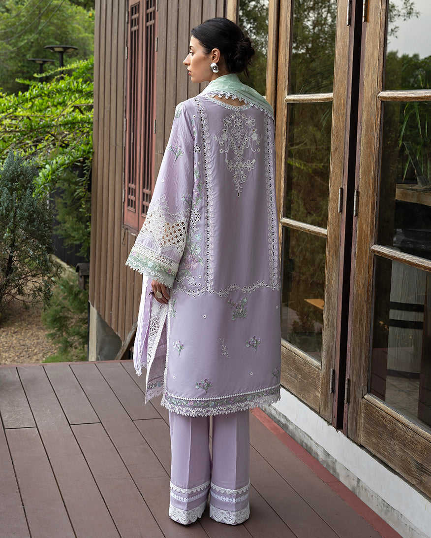 Esmel | Mon Tresor Luxe Lawn 26 | Lila - Luxury Dress - available at Maria Faisal in UK and USA.