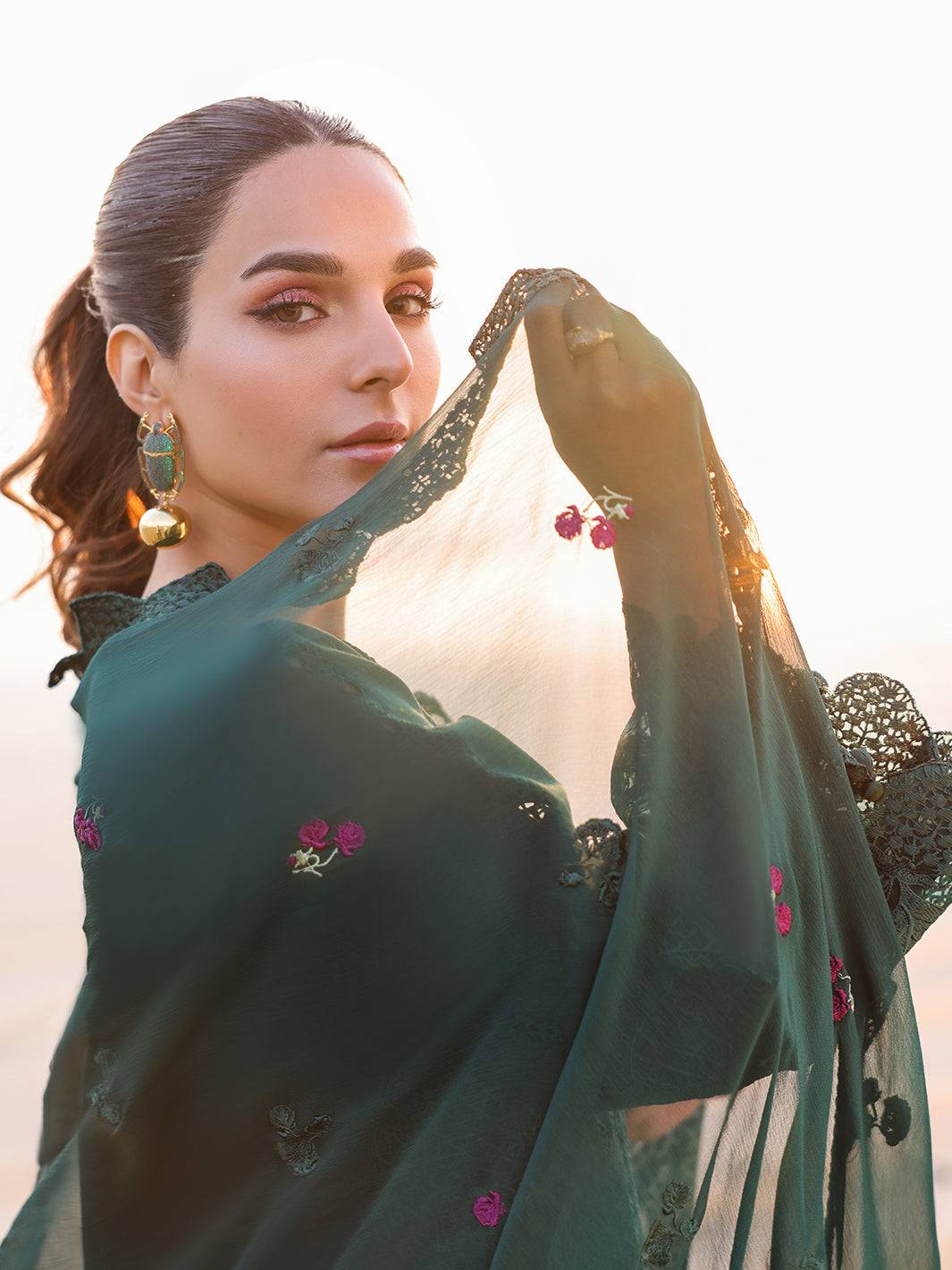 Faiza Faisal | Marine Luxury Lawn 25 | SOPHIA by Maria Faisal - Registered Vendor of : Faiza Faisal - type : Ladies Clothes - 100% original wedding dresses