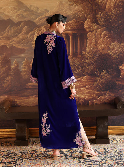 Zainab Chottani | Velura Velvet Edit 25 | Elif Kaftan - Formal Dress - available at Maria Faisal in UK and USA.