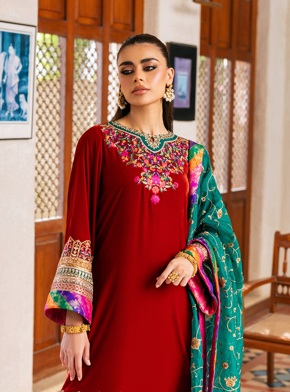 Zainab Chottani | Velvet 25 | Sifa - Formal Dress - available at Maria Faisal in UK and USA.