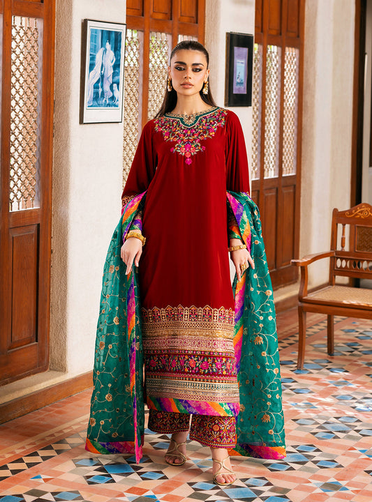 Zainab Chottani | Velvet 25 | Sifa - Formal Dress - available at Maria Faisal in UK and USA.