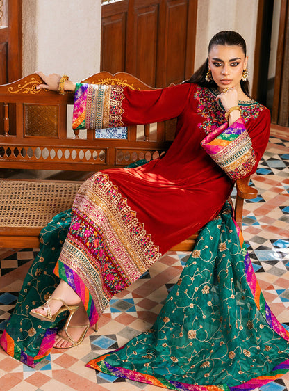 Zainab Chottani | Velvet 25 | Sifa - Formal Dress - available at Maria Faisal in UK and USA.
