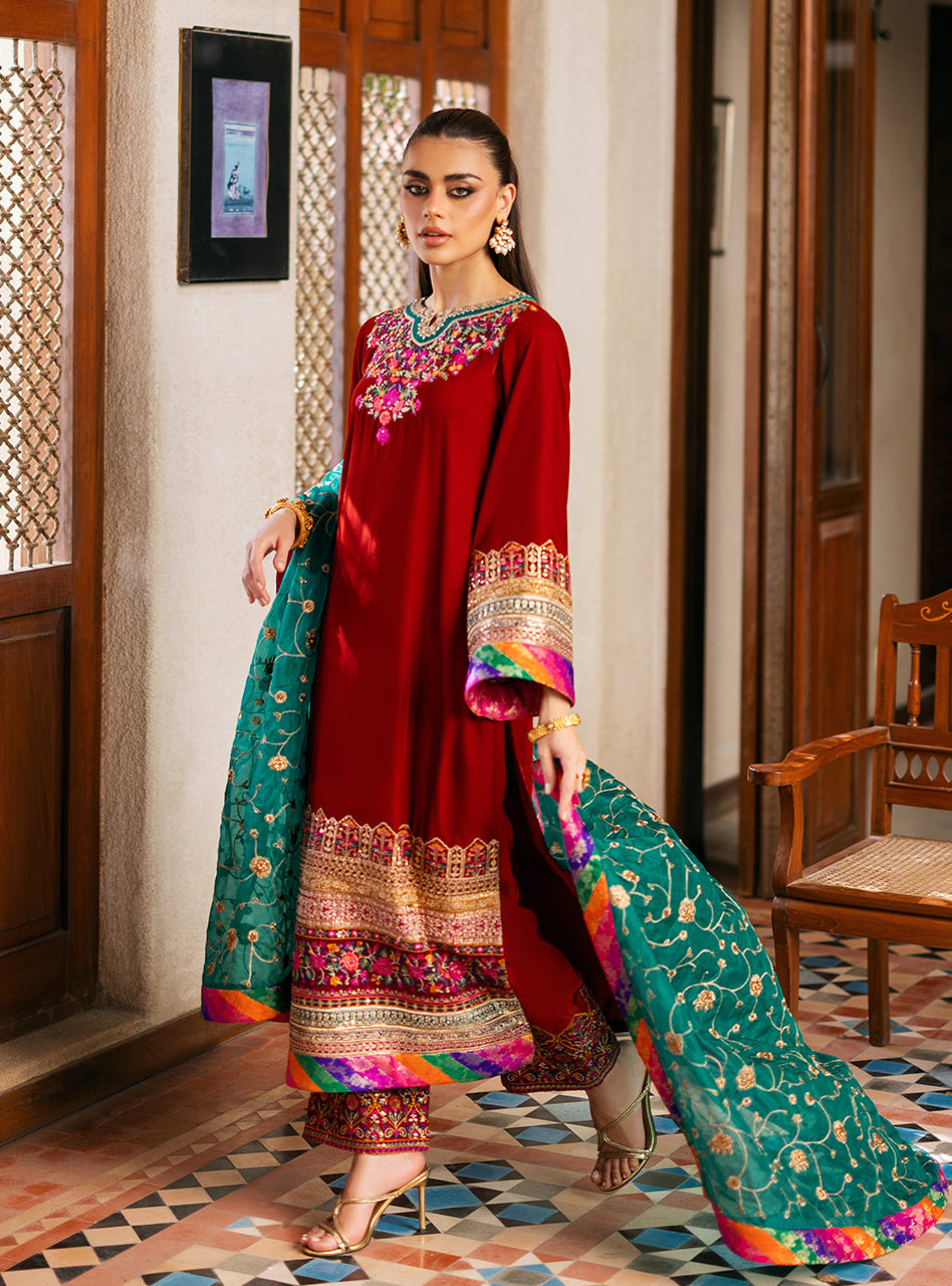 Zainab Chottani | Velvet 25 | Sifa - Formal Dress - available at Maria Faisal in UK and USA.