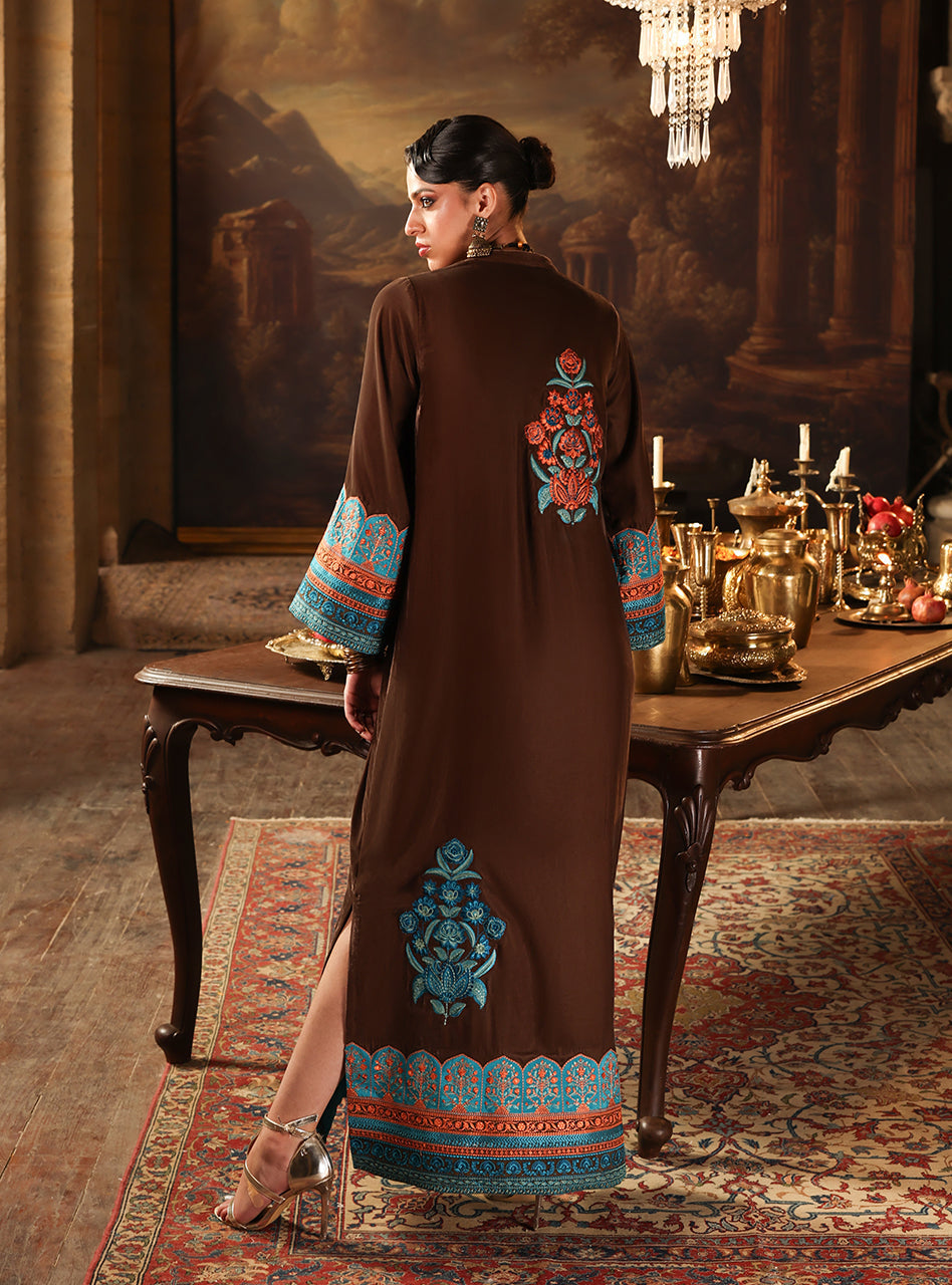 Zainab Chottani | Velura Velvet Edit 25 | Sienna Kaftan - Formal Dress - available at Maria Faisal in UK and USA.