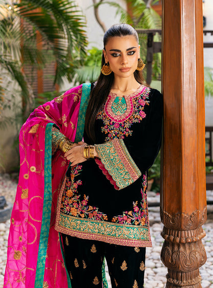 Zainab Chottani | Velvet 25 | Zeba - Formal Dress - available at Maria Faisal in UK and USA.