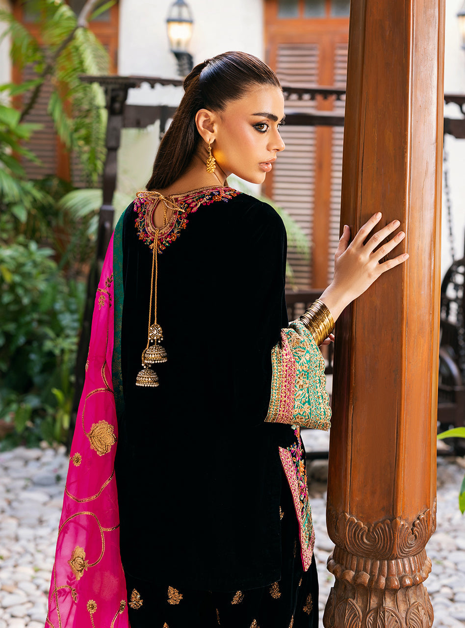 Zainab Chottani | Velvet 25 | Zeba - Formal Dress - available at Maria Faisal in UK and USA.