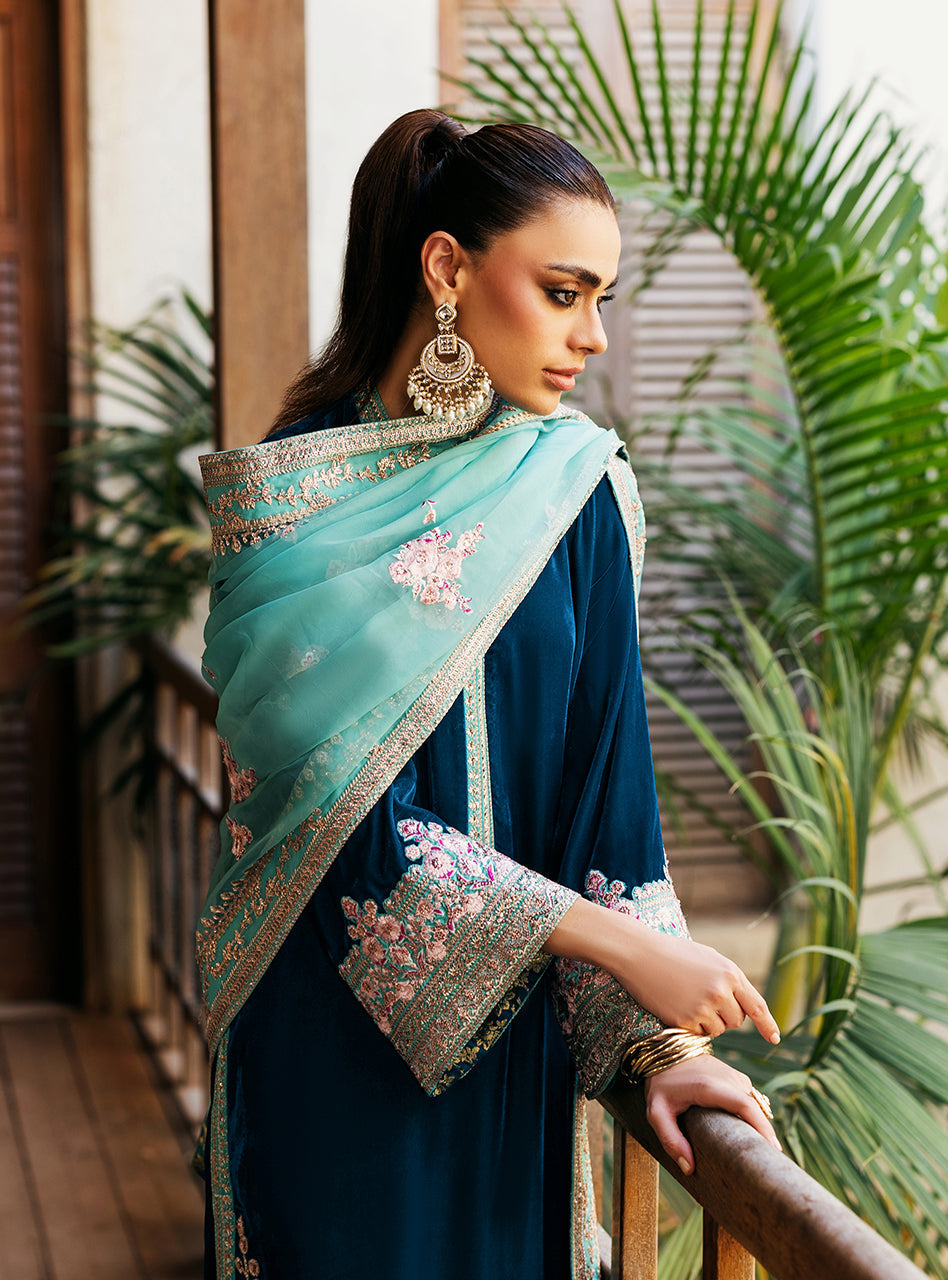 Zainab Chottani | Velvet 25 | Elsa - Formal Dress - available at Maria Faisal in UK and USA.