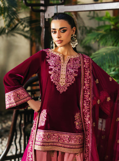 Zainab Chottani | Velvet 25 | Rubi - Formal Dress - available at Maria Faisal in UK and USA.