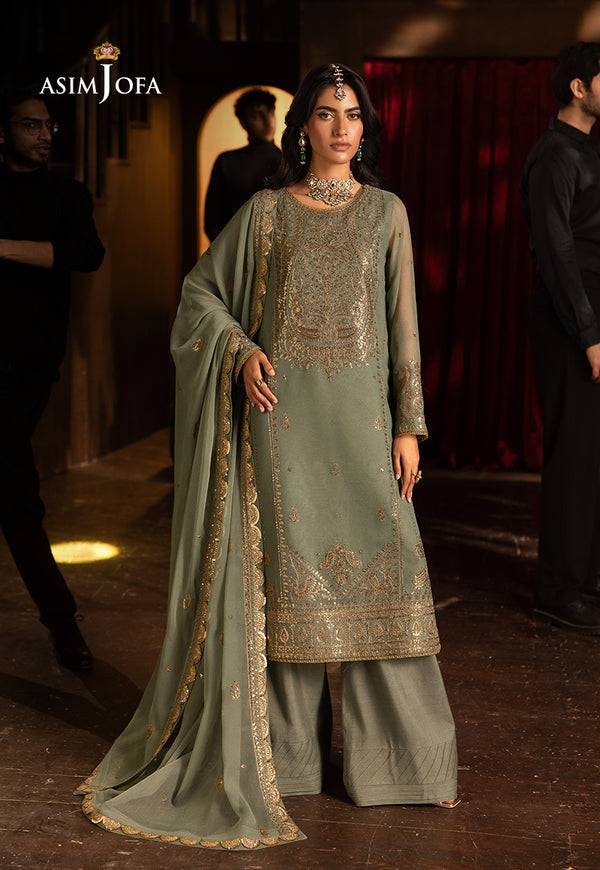 Asim Jofa | Festive Collection 25 | AJLF-07 by Maria Faisal - Registered Vendor of : Asim Jofa - type : Ladies Clothes - 100% original wedding dresses