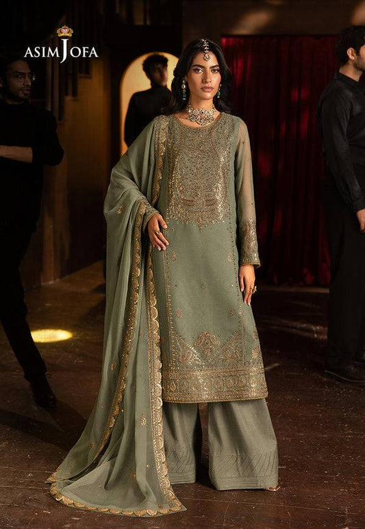Asim Jofa | Festive Collection 25 | AJLF-07 by Maria Faisal - Registered Vendor of : Asim Jofa - type : Ladies Clothes - 100% original wedding dresses