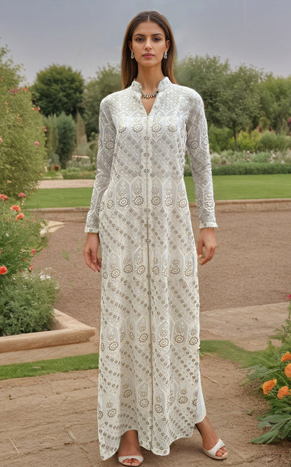 Threads and Motifs | Formal Dresses 25 | Embroidered Shirt With Trouser - Ladies Clothes - Maria Faisal
