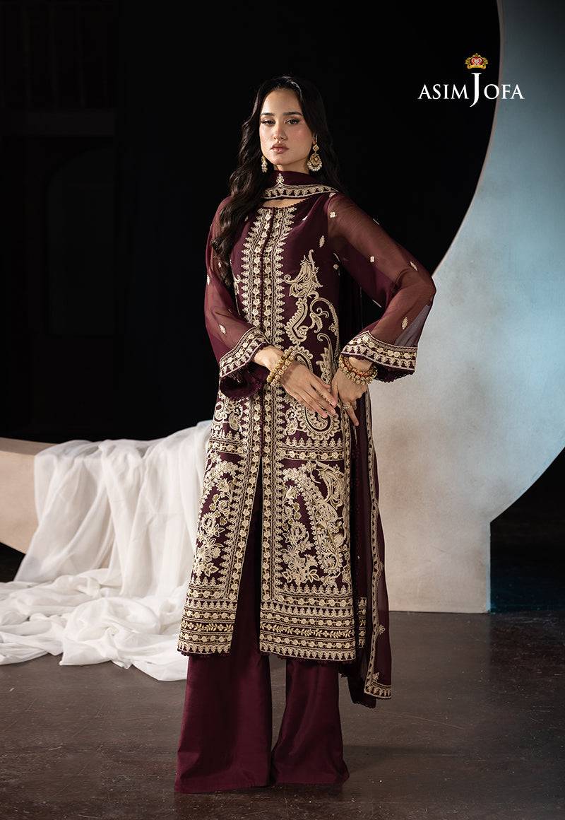 Asim Jofa | Festive Collection 25 | AJLLF-19 by Maria Faisal - Registered Vendor of : Asim Jofa - type : Ladies Clothes - 100% original wedding dresses