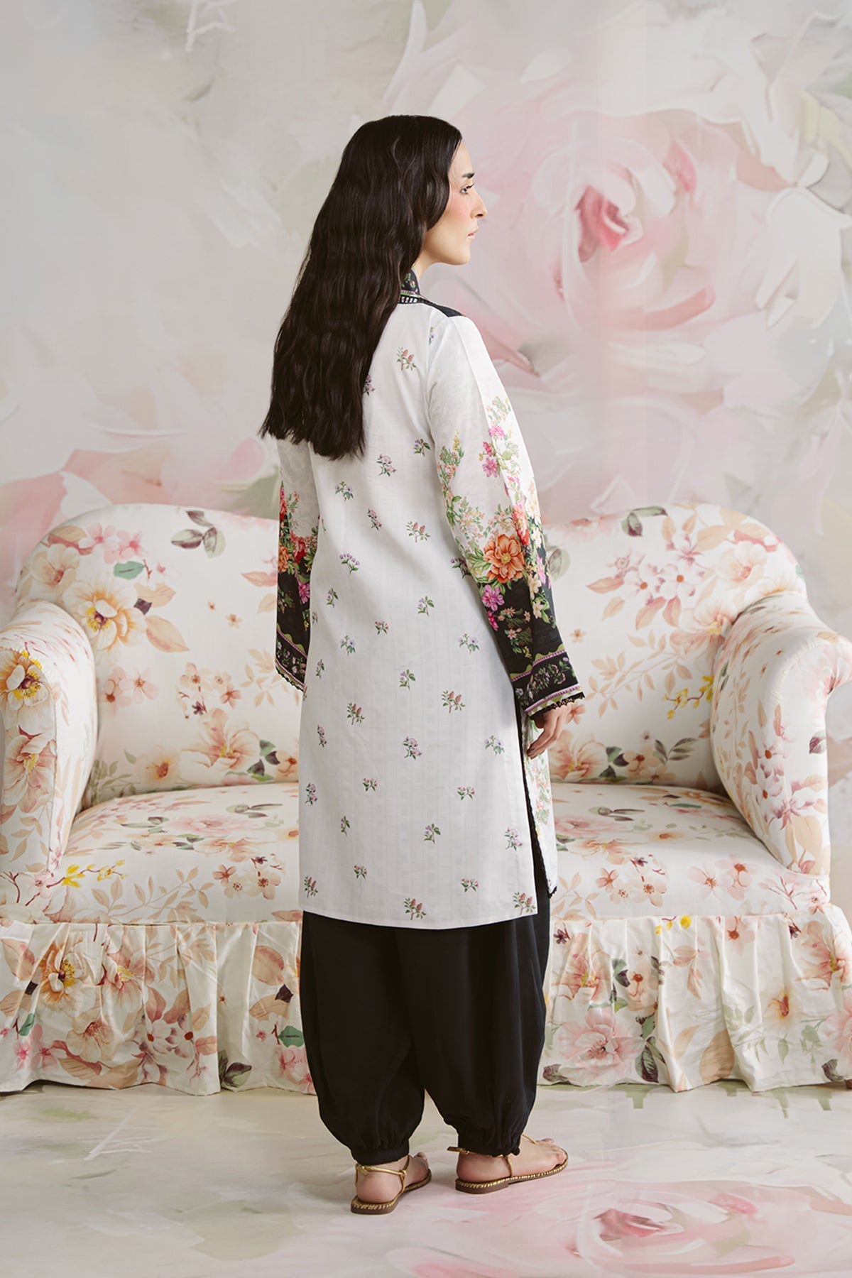 Vanya | Co Ords | CO-136 - Casual Dress - available at Maria Faisal in UK and USA.
