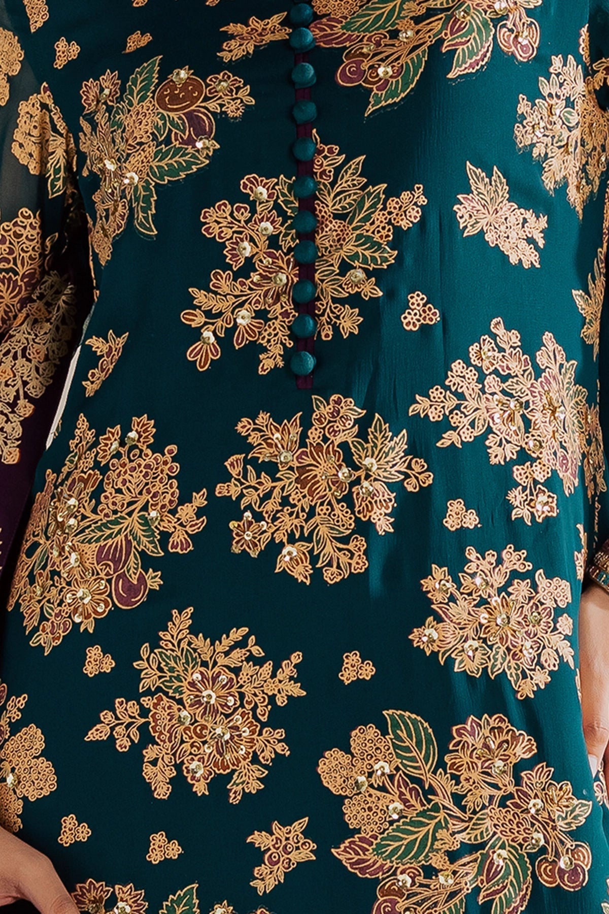 Vanya | Solana Luxe Pret | FF-84 - Luxury Dress - available at Maria Faisal in UK and USA.