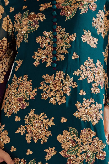 Vanya | Solana Luxe Pret | FF-84 - Luxury Dress - available at Maria Faisal in UK and USA.