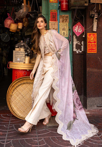 Zarqash | Luxury Lawn 25 | ZQLU 002 Ambrose by Maria Faisal - Registered Vendor of : Zarqash - type : Ladies Clothes - 100% original wedding dresses