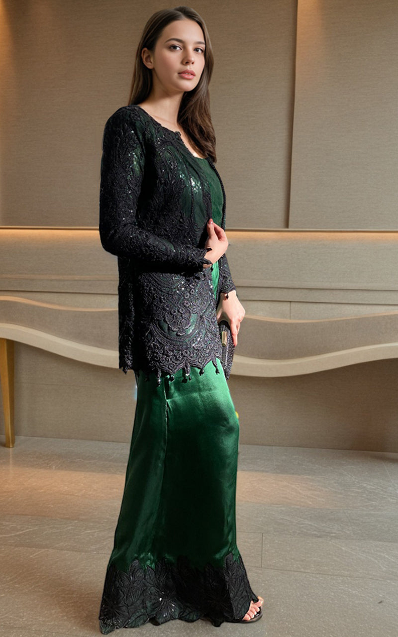 Threads and Motifs | Formal Dresses 25 | Embroidered Jacket - Ladies Clothes - Maria Faisal