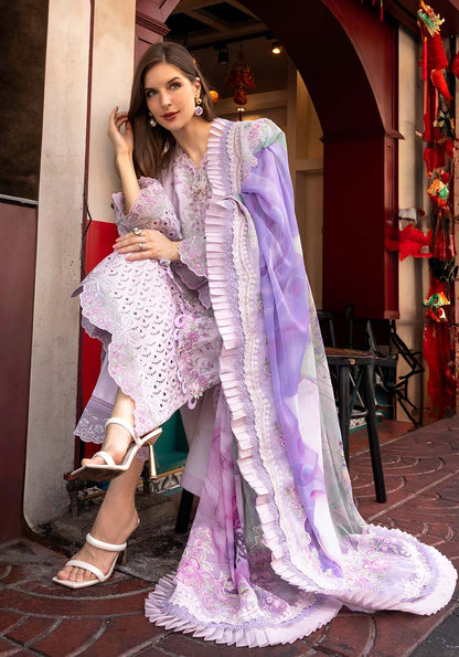 Zarqash | Luxury Lawn 25 | ZQLU 006 Daisy ~ Belle by Maria Faisal - Registered Vendor of : Zarqash - type : Ladies Clothes - 100% original wedding dresses