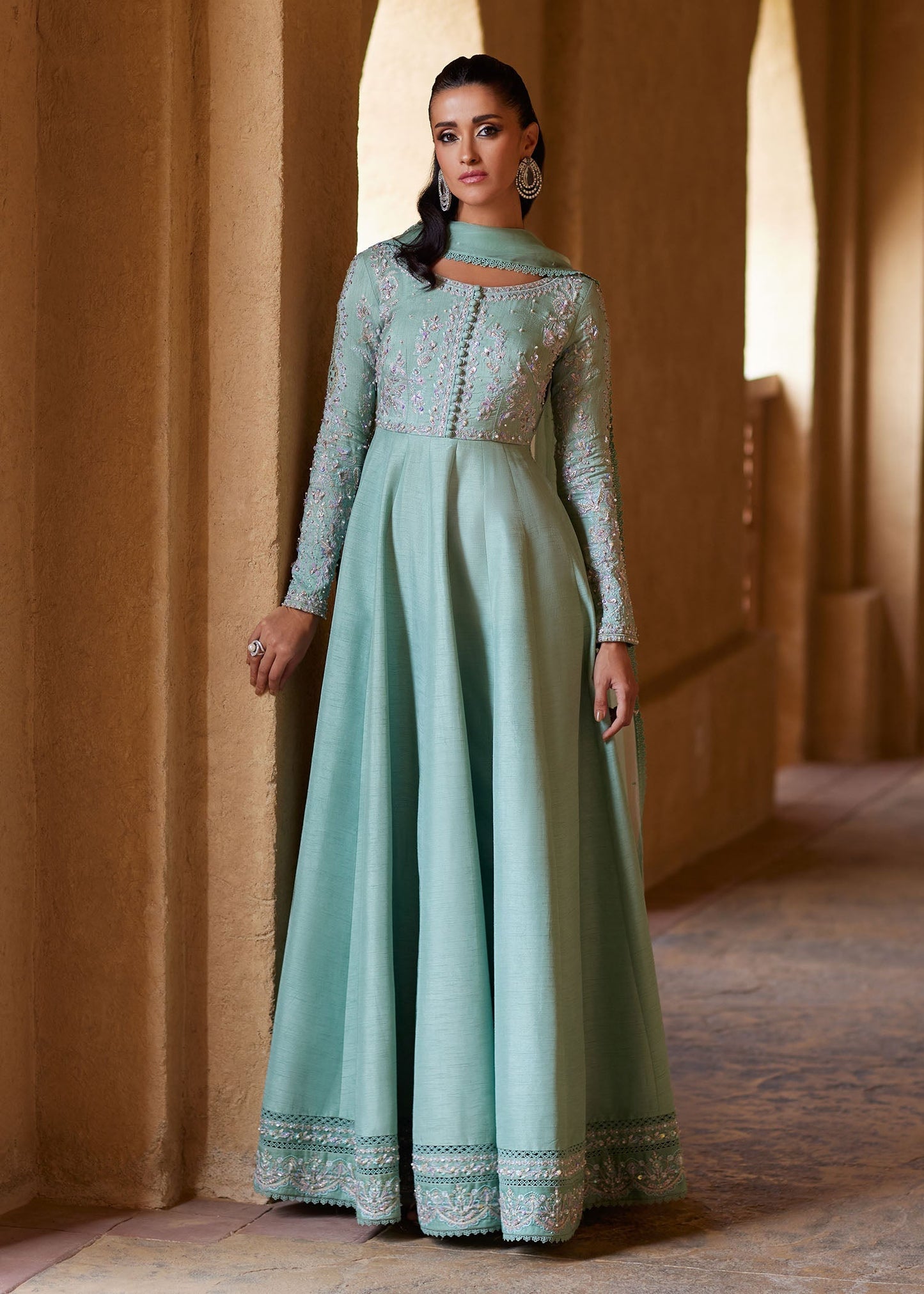 Kanwal Malik | Ghina Luxury Pret | Mira - Luxury Dress - available at Maria Faisal in UK and USA.