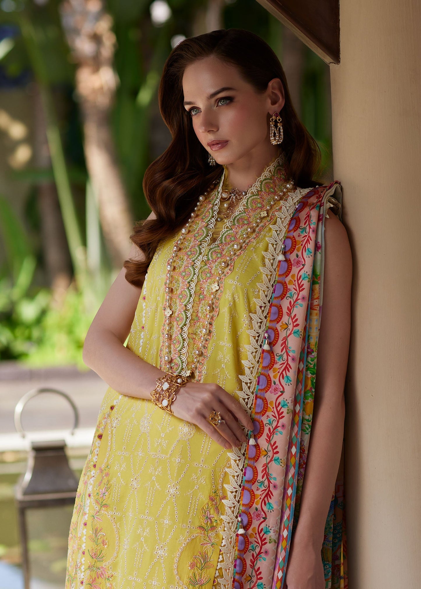 Kanwal Malik | Ariya Luxury Lawn 26 | Bianca - Luxury Dress - available at Maria Faisal in UK and USA.