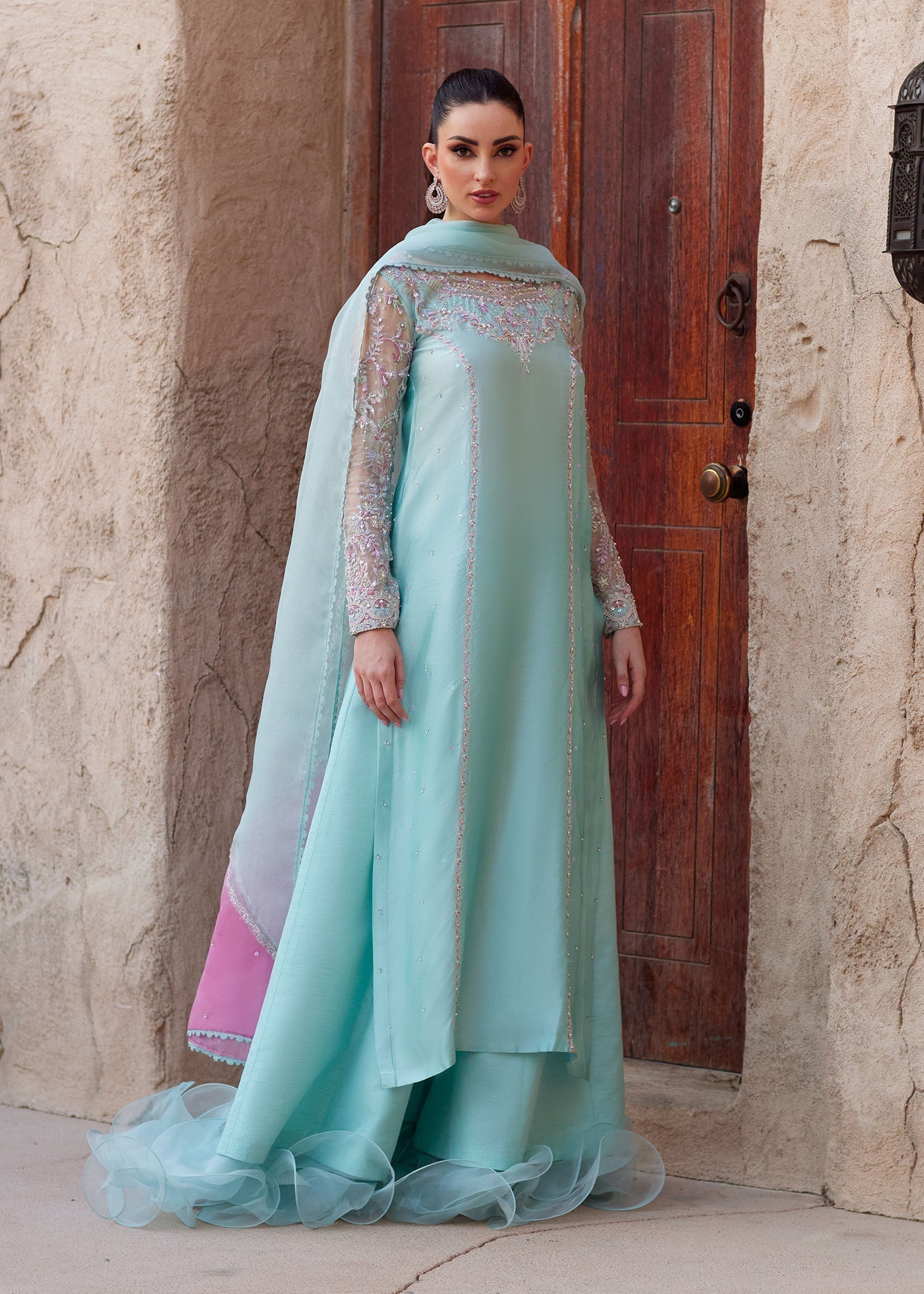 Kanwal Malik | Ghina Luxury Pret | Lina - Formal Dress - available at Maria Faisal in UK and USA.