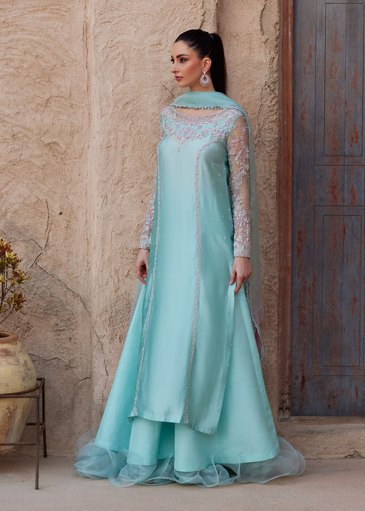 Kanwal Malik | Ghina Luxury Pret | Lina - Formal Dress - available at Maria Faisal in UK and USA.