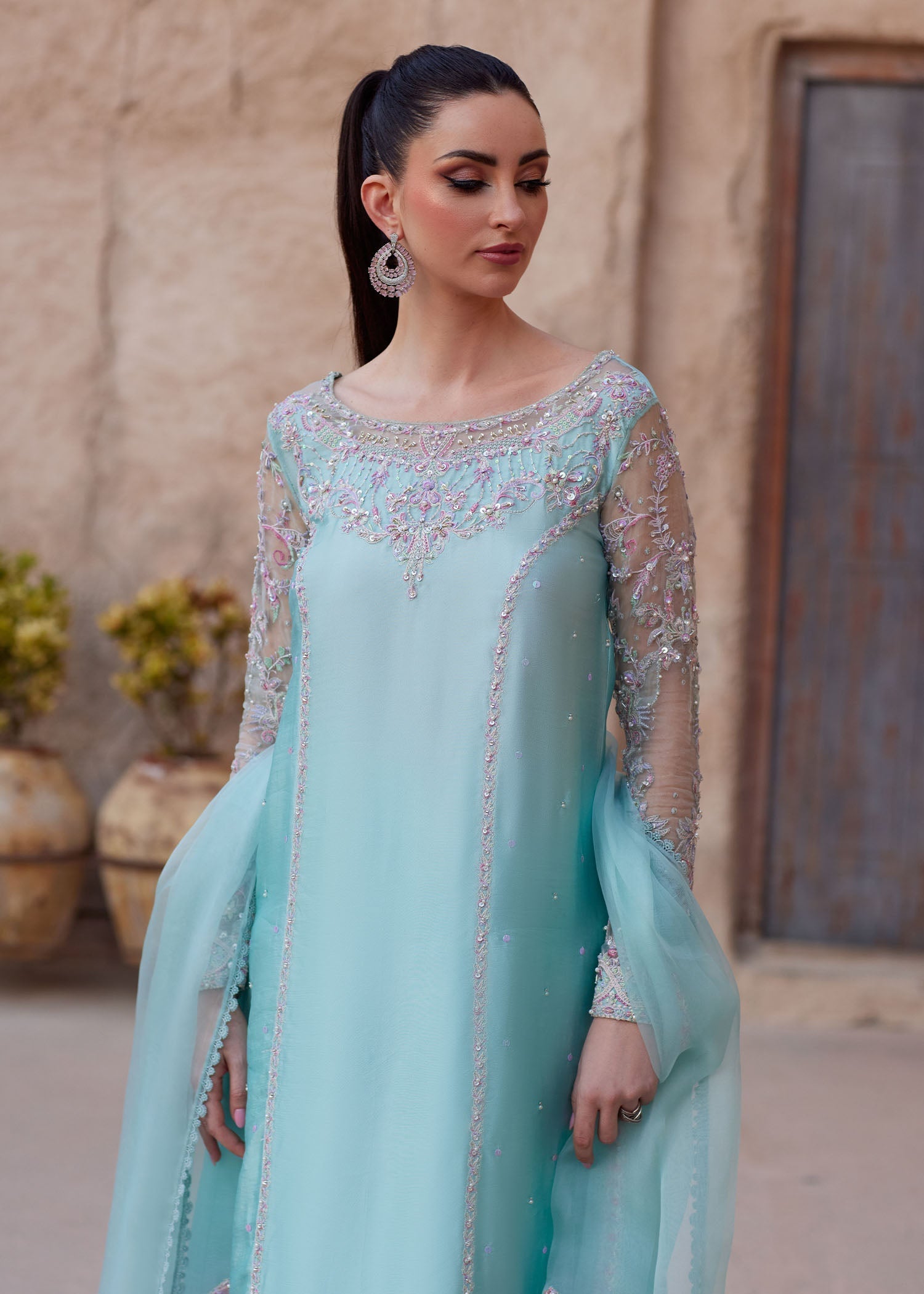 Kanwal Malik | Ghina Luxury Pret | Lina - Formal Dress - available at Maria Faisal in UK and USA.