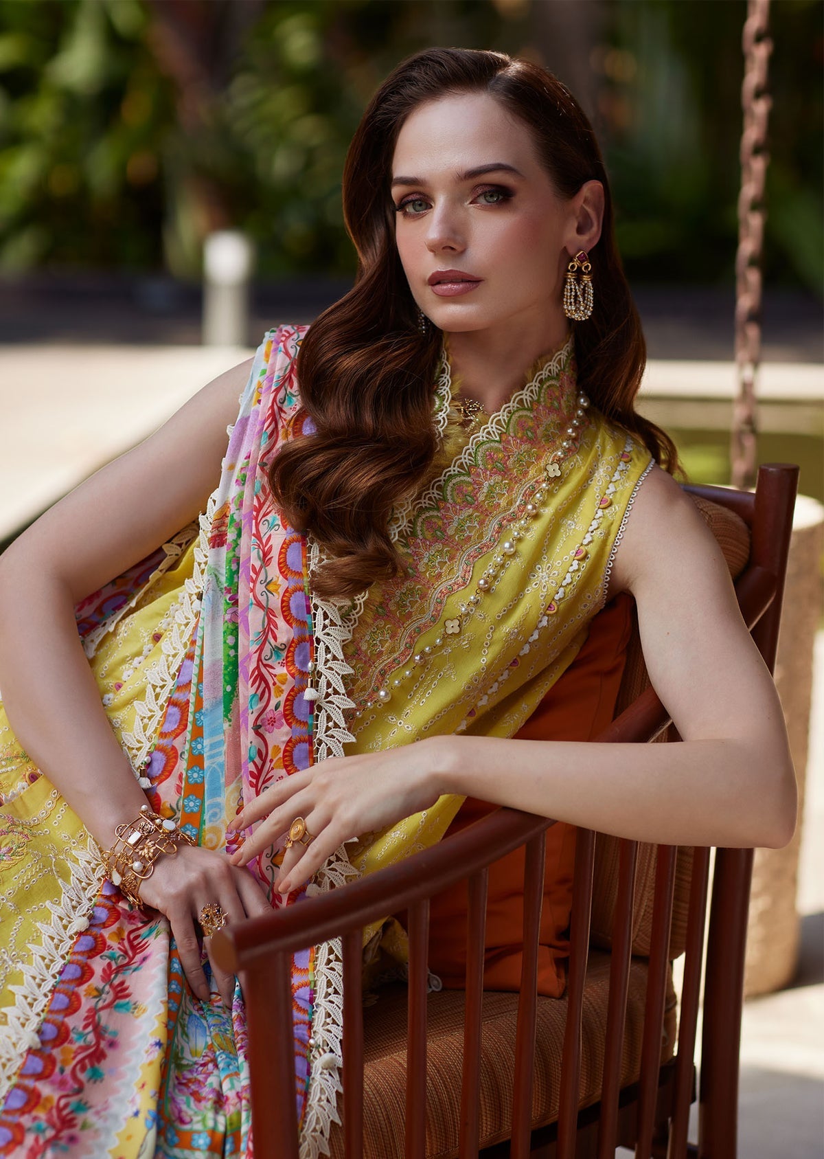 Kanwal Malik | Ariya Luxury Lawn 26 | Bianca - Luxury Dress - available at Maria Faisal in UK and USA.