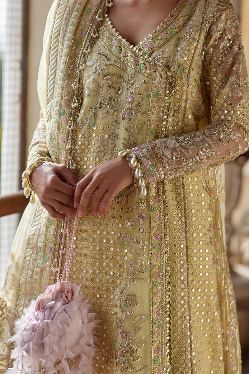 Afrozeh | Dastangoi Wedding Formals | Afsaan - Wedding Dress - available at Maria Faisal in UK and USA.